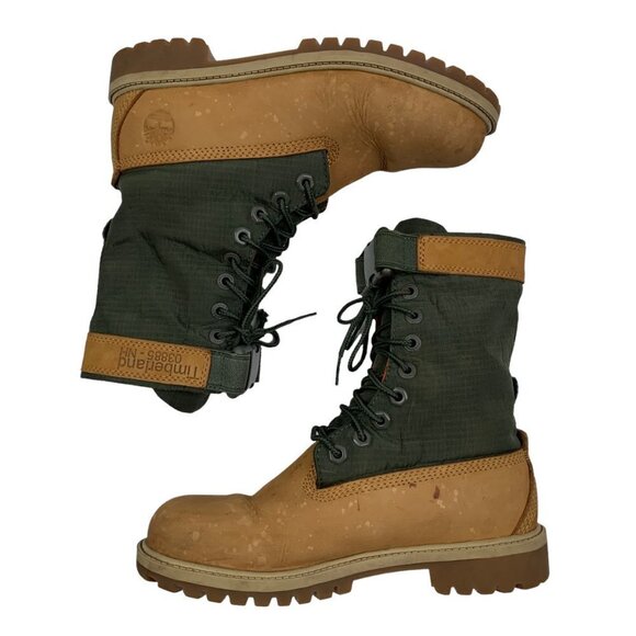 Timberland Junior Mixed-Media Gaiter Boots Special Release Size 4(Big Kids) - Picture 2 of 12